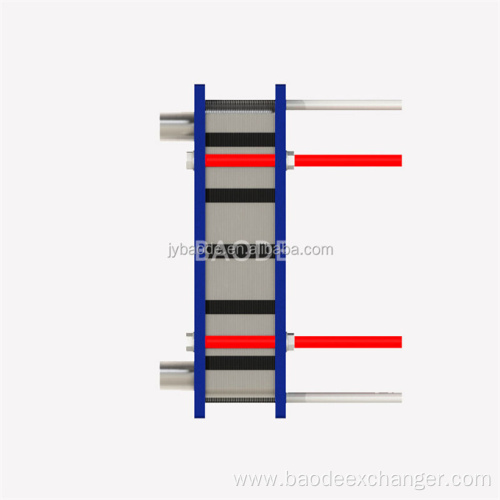 Semi-welded Plate Heat Exchanger for Evaporator